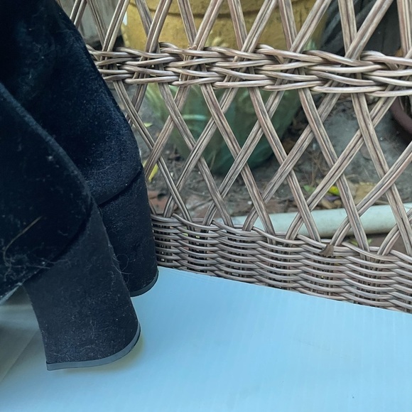 Stuart Weitzman Funland Velvet Black OTK Over The Knee Boots - Picture 10 of 16